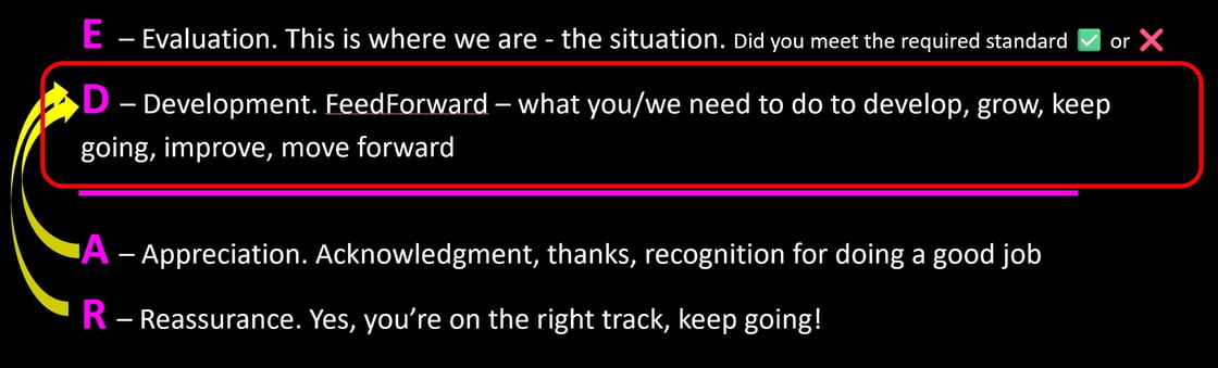 E.D.A.R. Feedback, Southern Cross Coaching